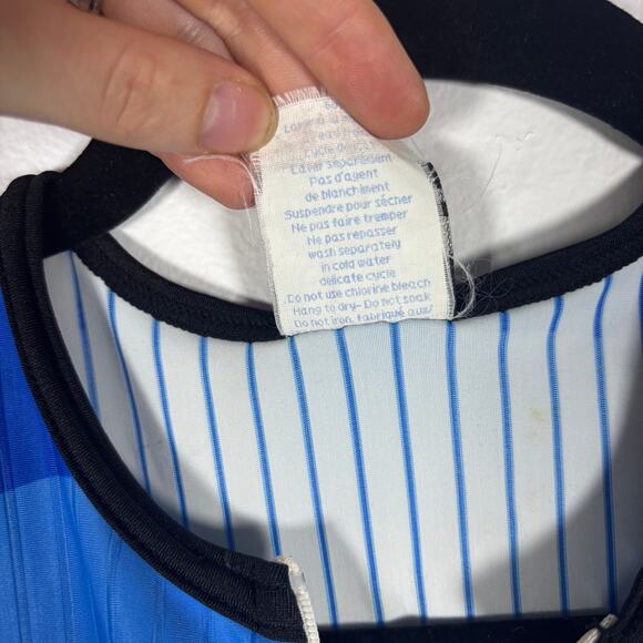 Louis Garneau Recovery & Ease Triathlon Suit Size Large Blue Yellow Athletics - Picture 13 of 16